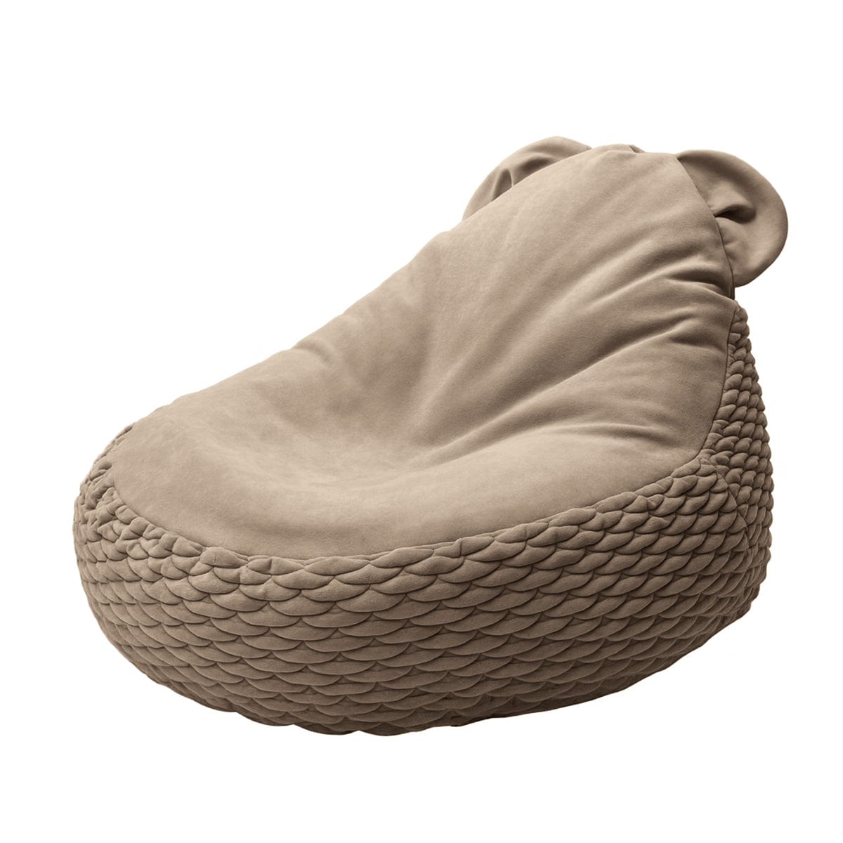 Meowbaby Pufa dla Dziecka - Sako Bag Teddy | Dune