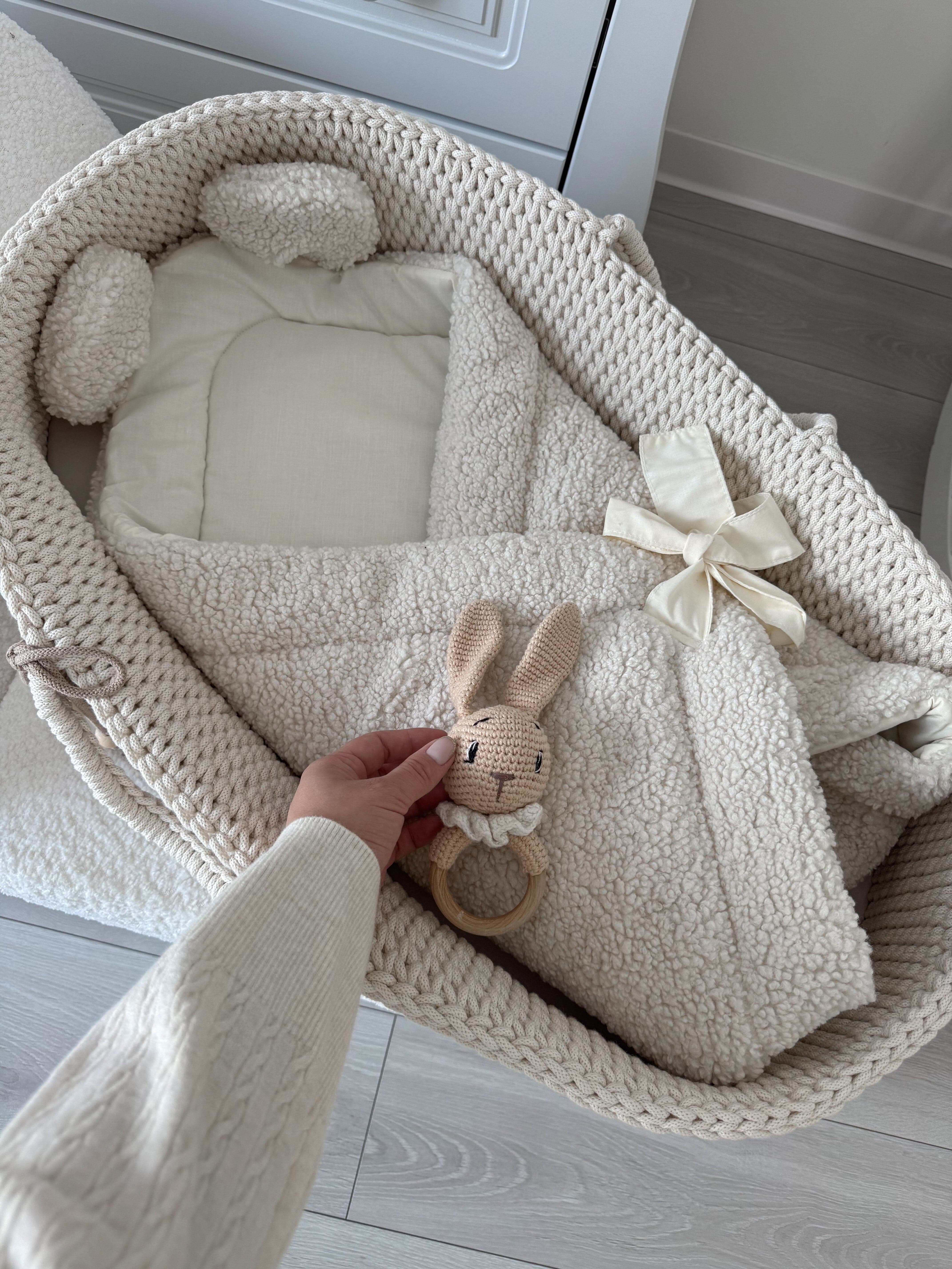 Meowbaby Rożek Niemowlęcy do Spania i Otulania – Miękki i Bezpieczny | Bearly