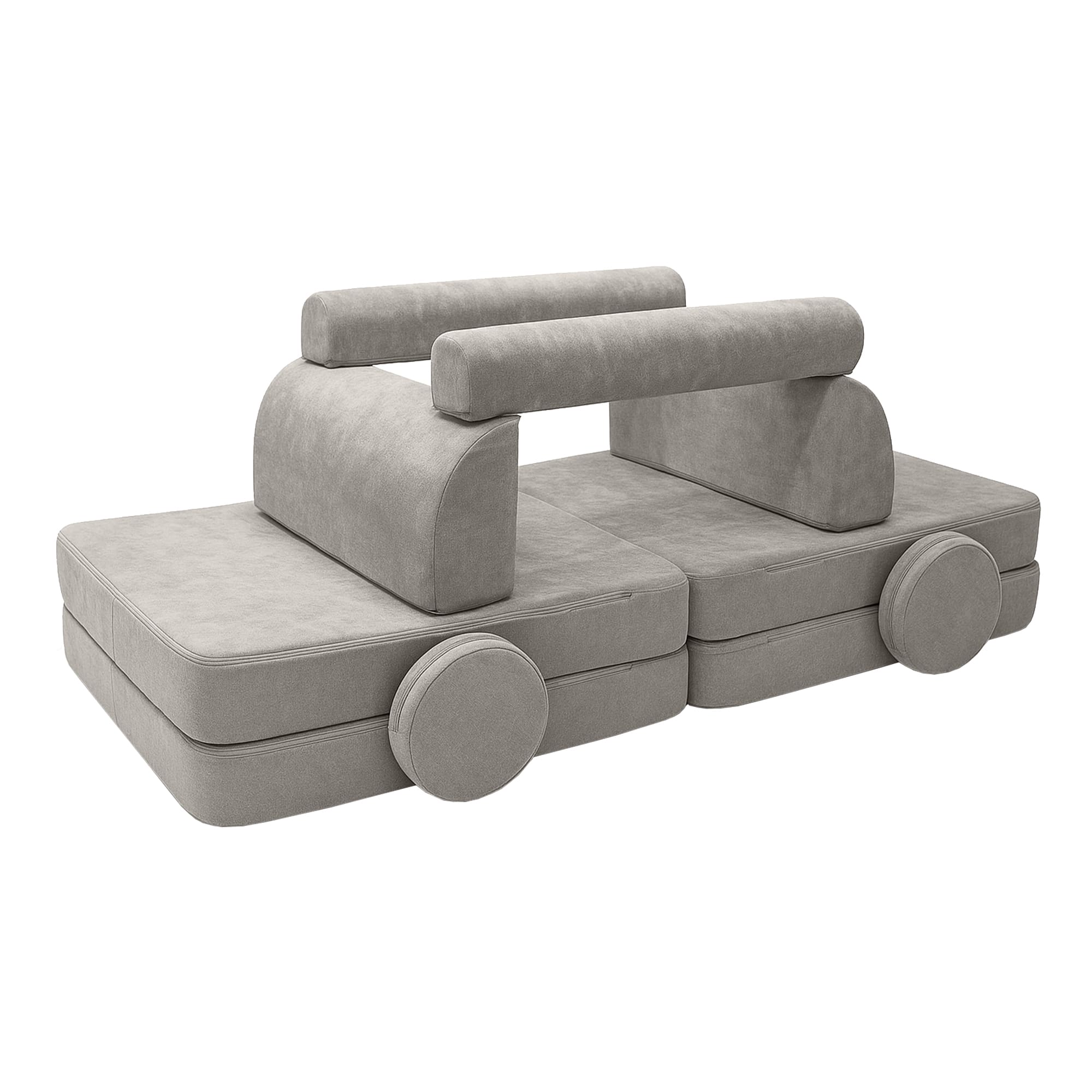Meowbaby Sofa Modułowa dla Dziecka – 8 Elementów | Mellow | 160cm