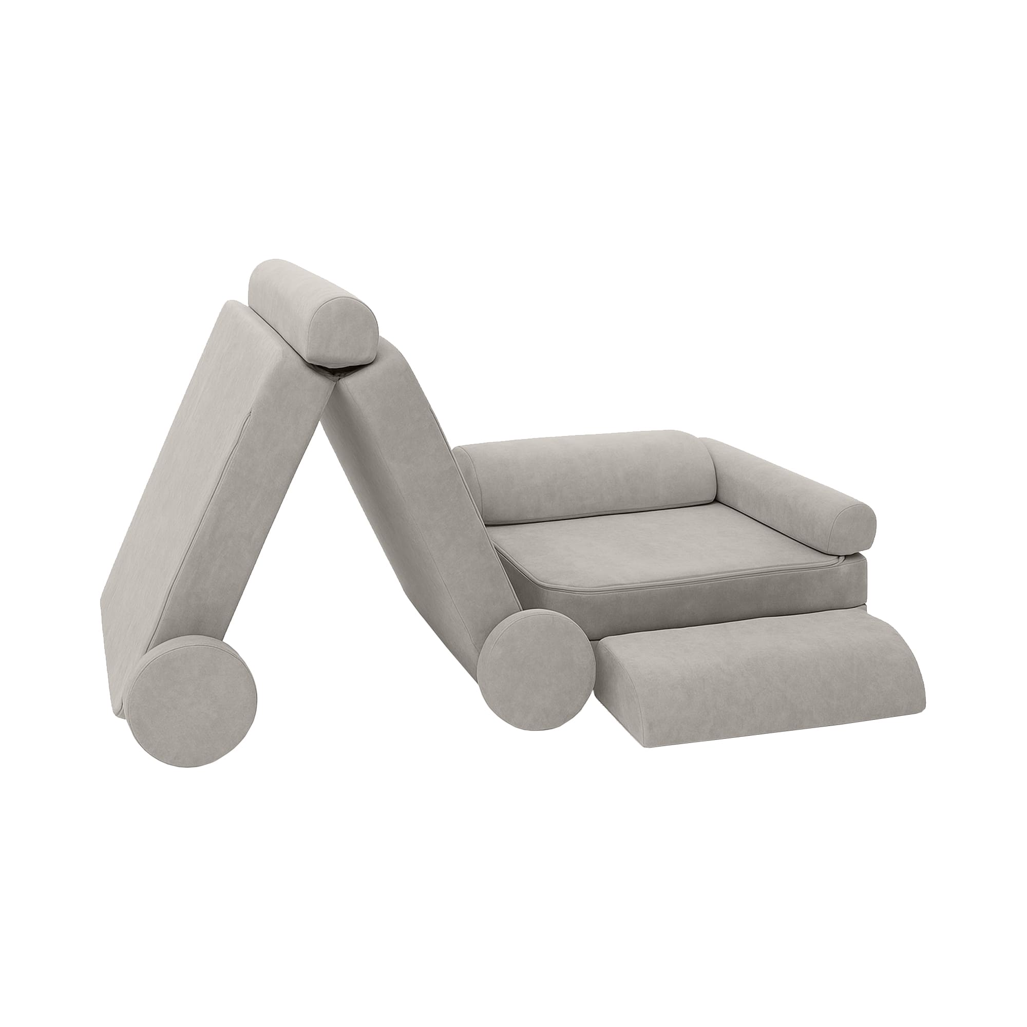 Meowbaby Sofa Modułowa dla Dziecka – 8 Elementów | Mellow | 160cm