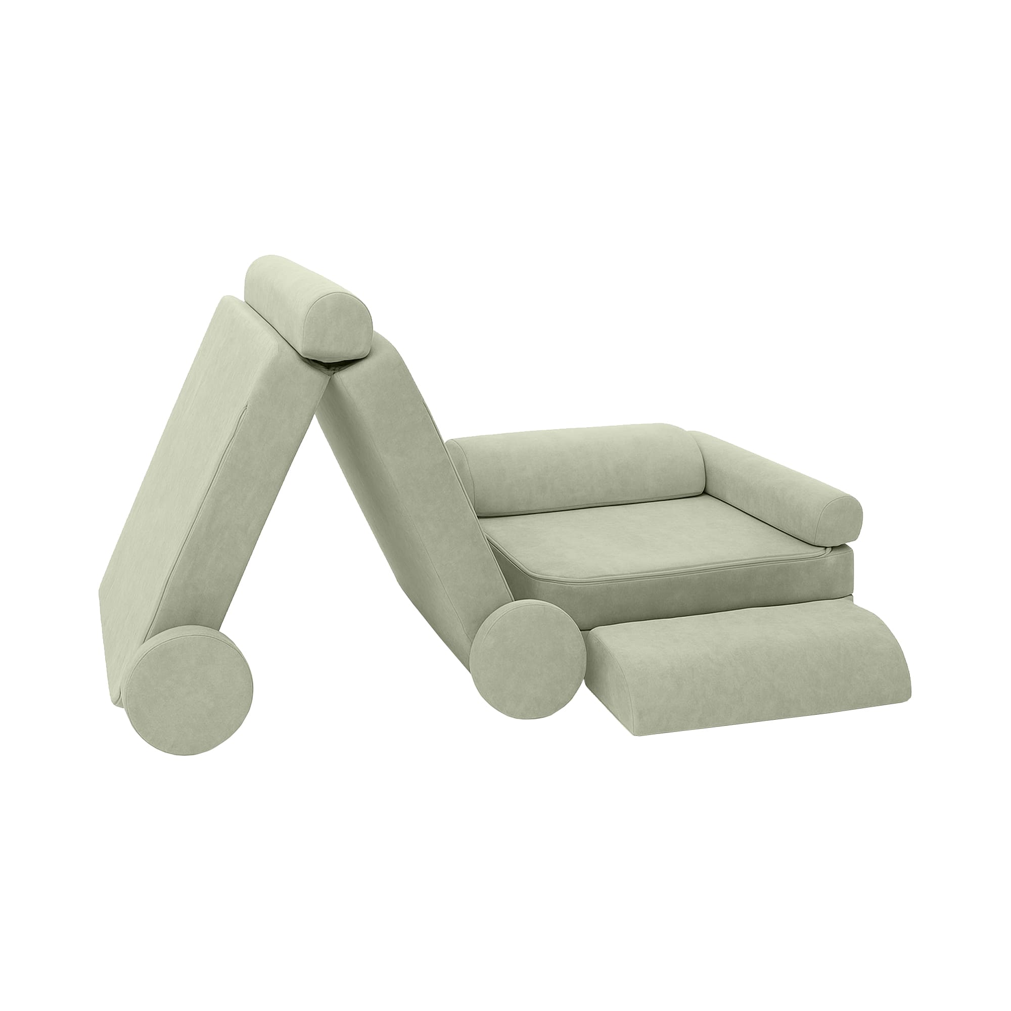 Meowbaby Sofa Modułowa dla Dziecka – 8 Elementów | Mellow | 160cm