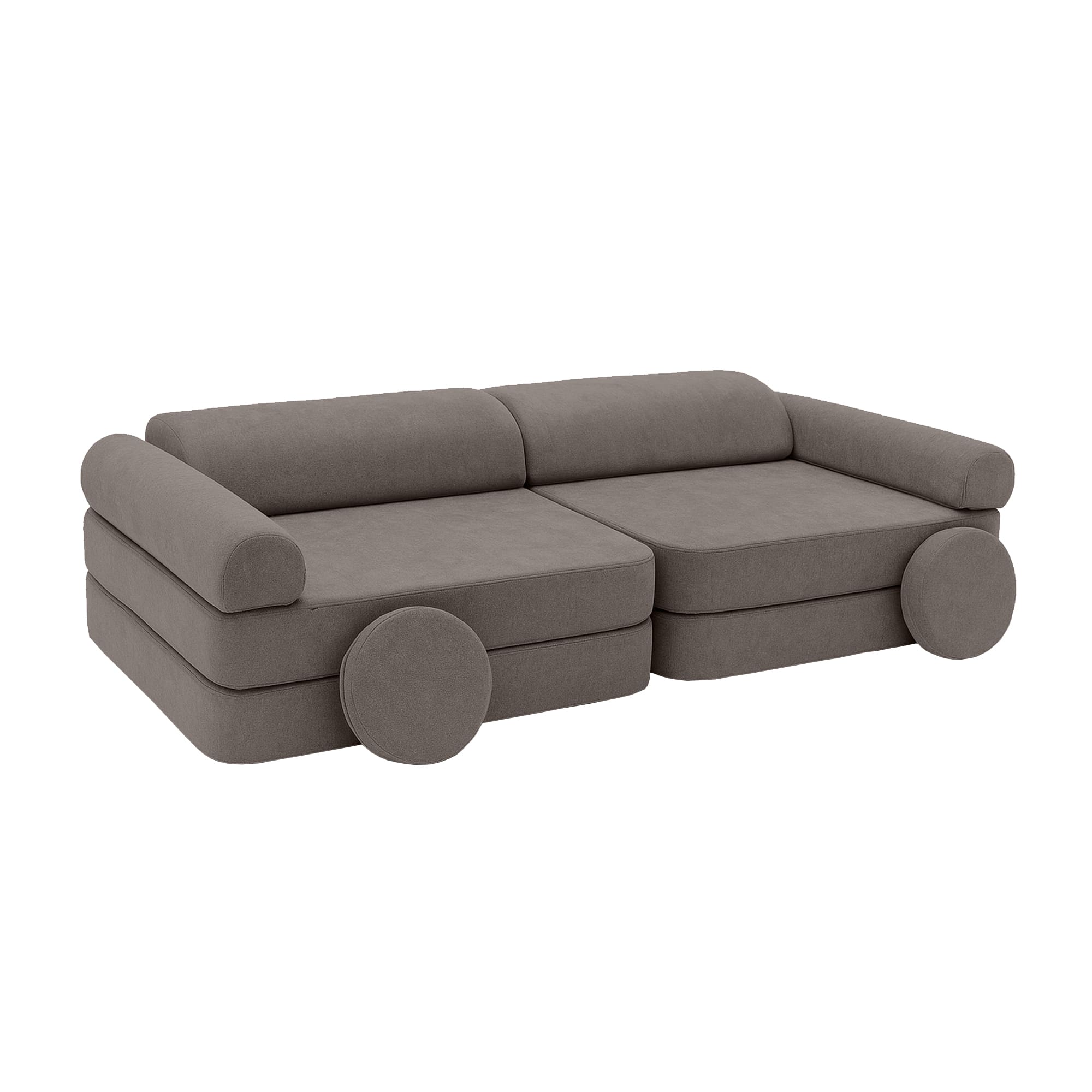 Meowbaby Sofa Modułowa dla Dziecka – 8 Elementów | Mellow | 160cm