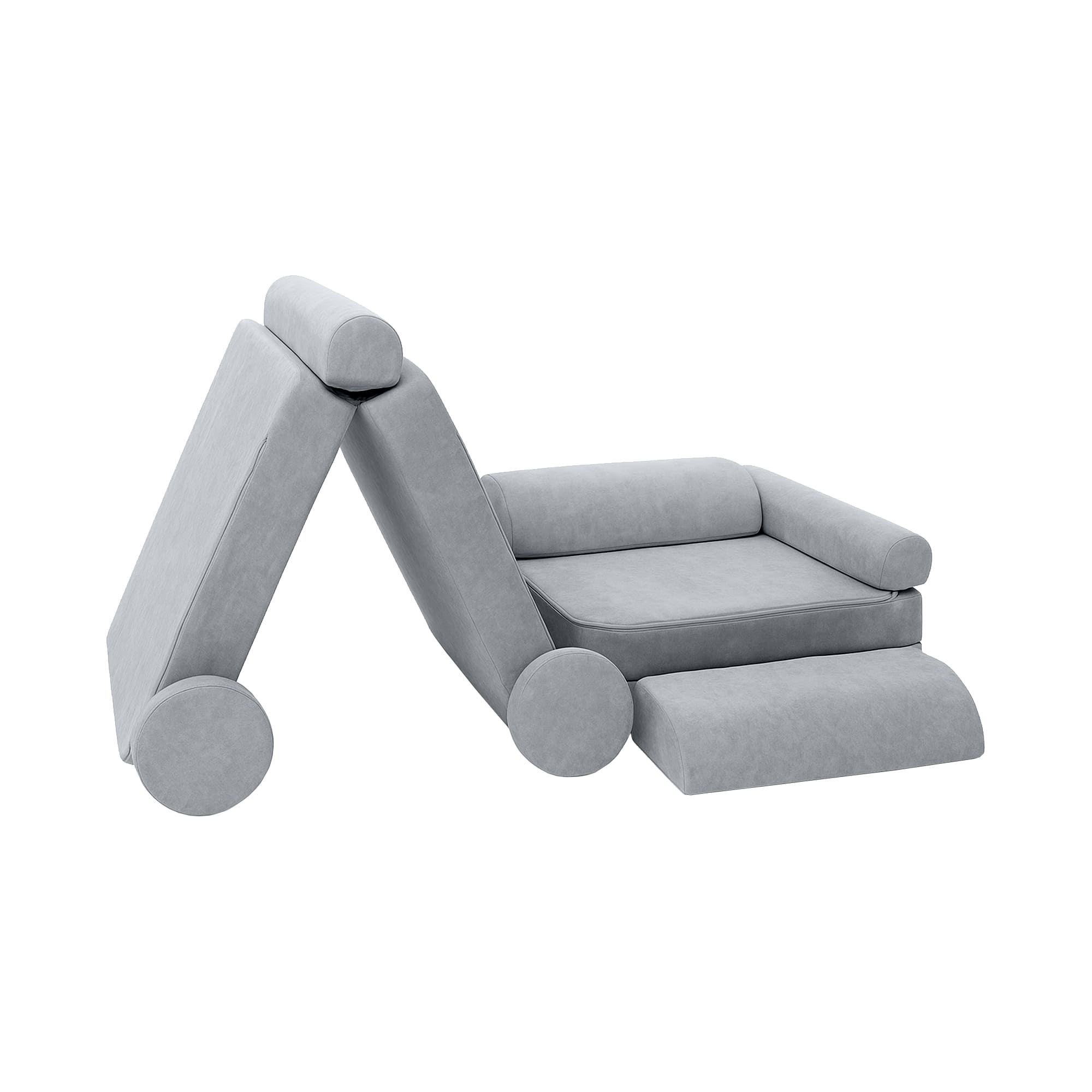 Meowbaby Sofa Modułowa dla Dziecka – 8 Elementów | Mellow | 160cm