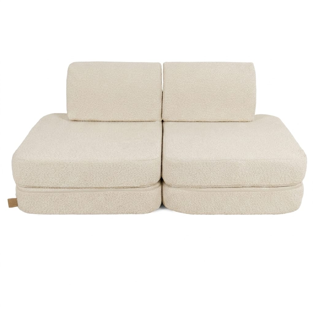 Meowbaby Sofa Modułowa dla Dziecka Basic - 4 Elementy | Boucle