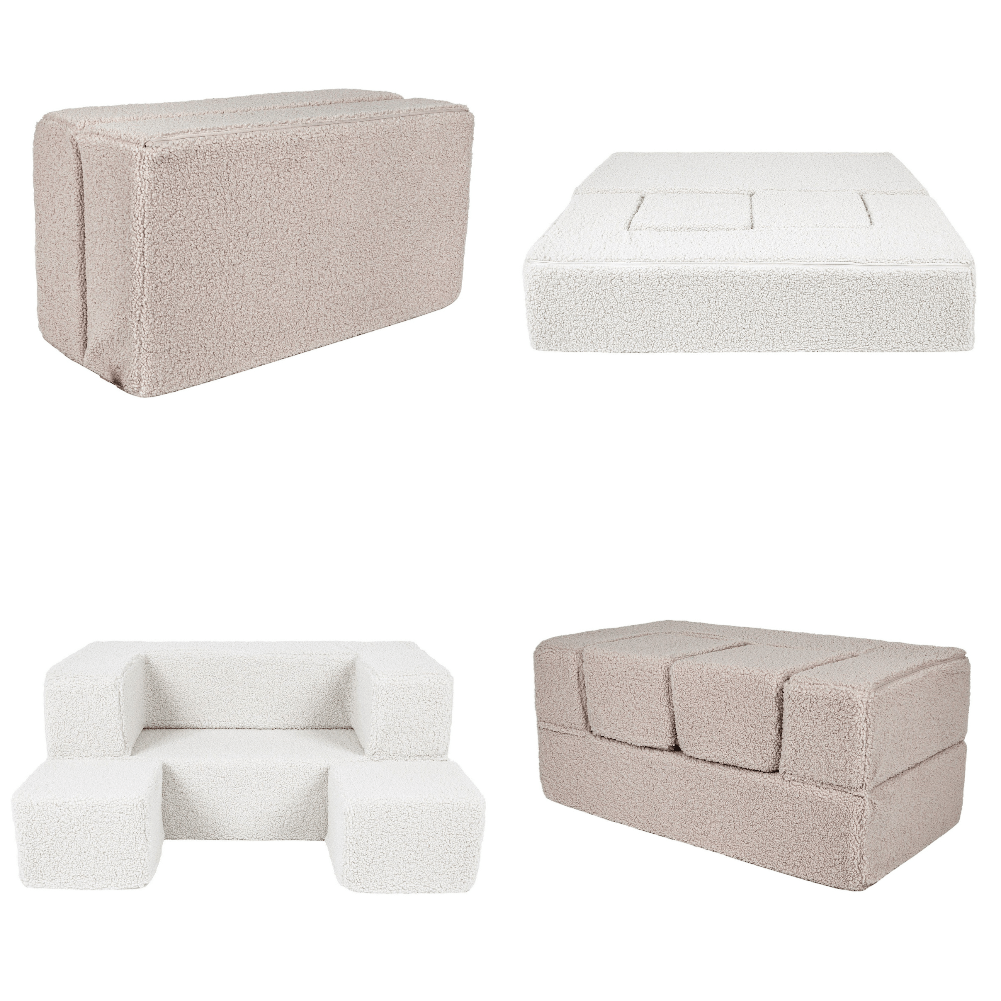 Meowbaby Sofa Modułowa dla Dziecka Cube - 4 Elementy | Bearly