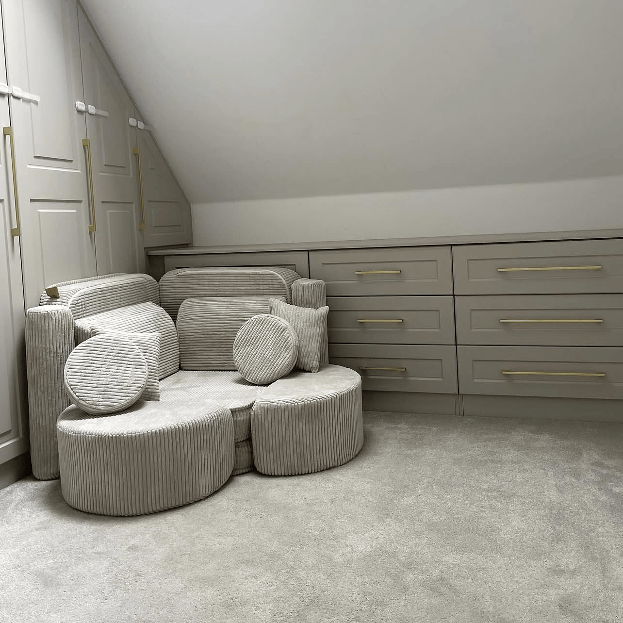 Meowbaby Sofa Modułowa dla Dziecka Max - 12 Elementów | Aesthetic
