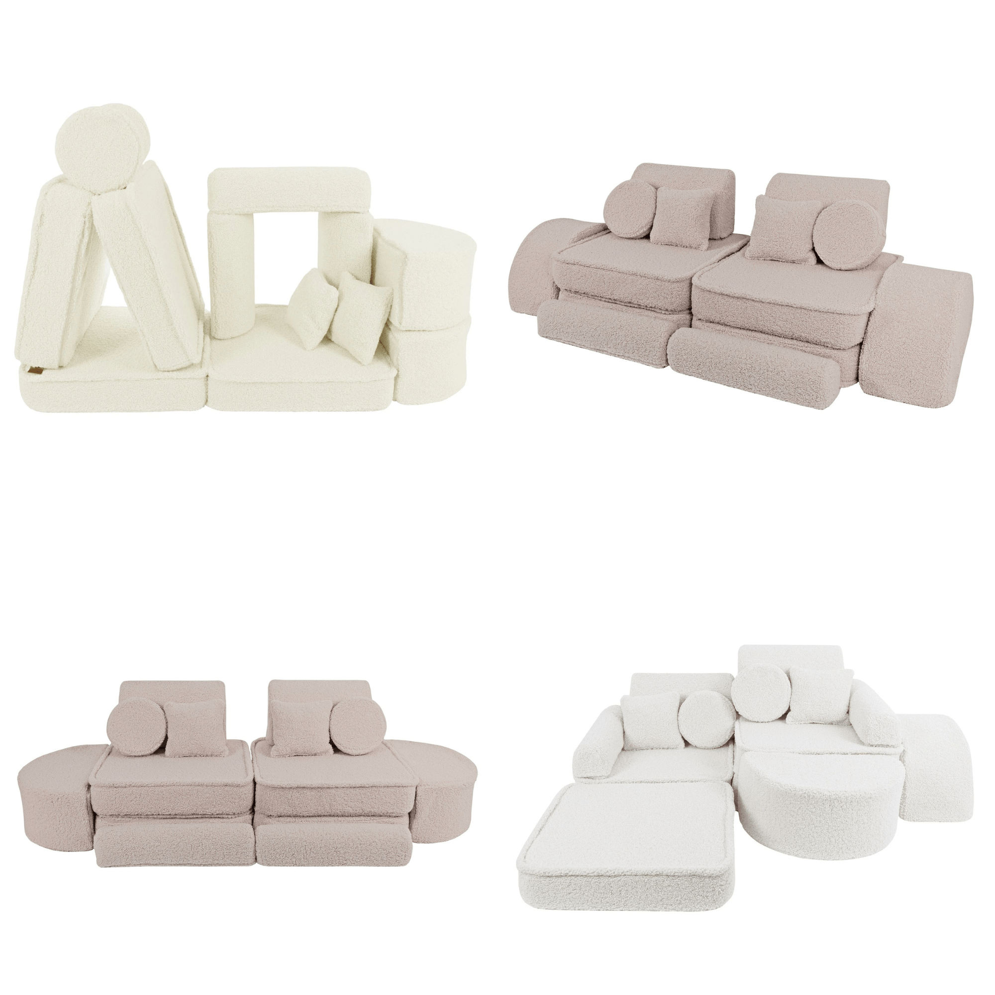 Meowbaby Sofa Modułowa dla Dziecka Max - 12 Elementów | Bearly