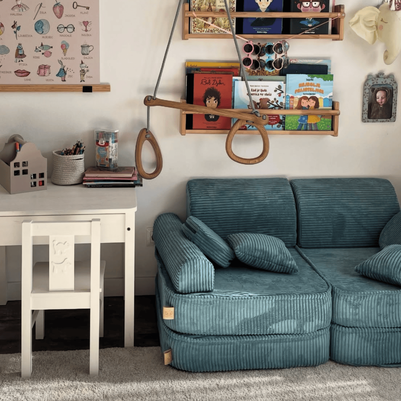Meowbaby Sofa Modułowa dla Dziecka Plus - 10 Elementów | Aesthetic