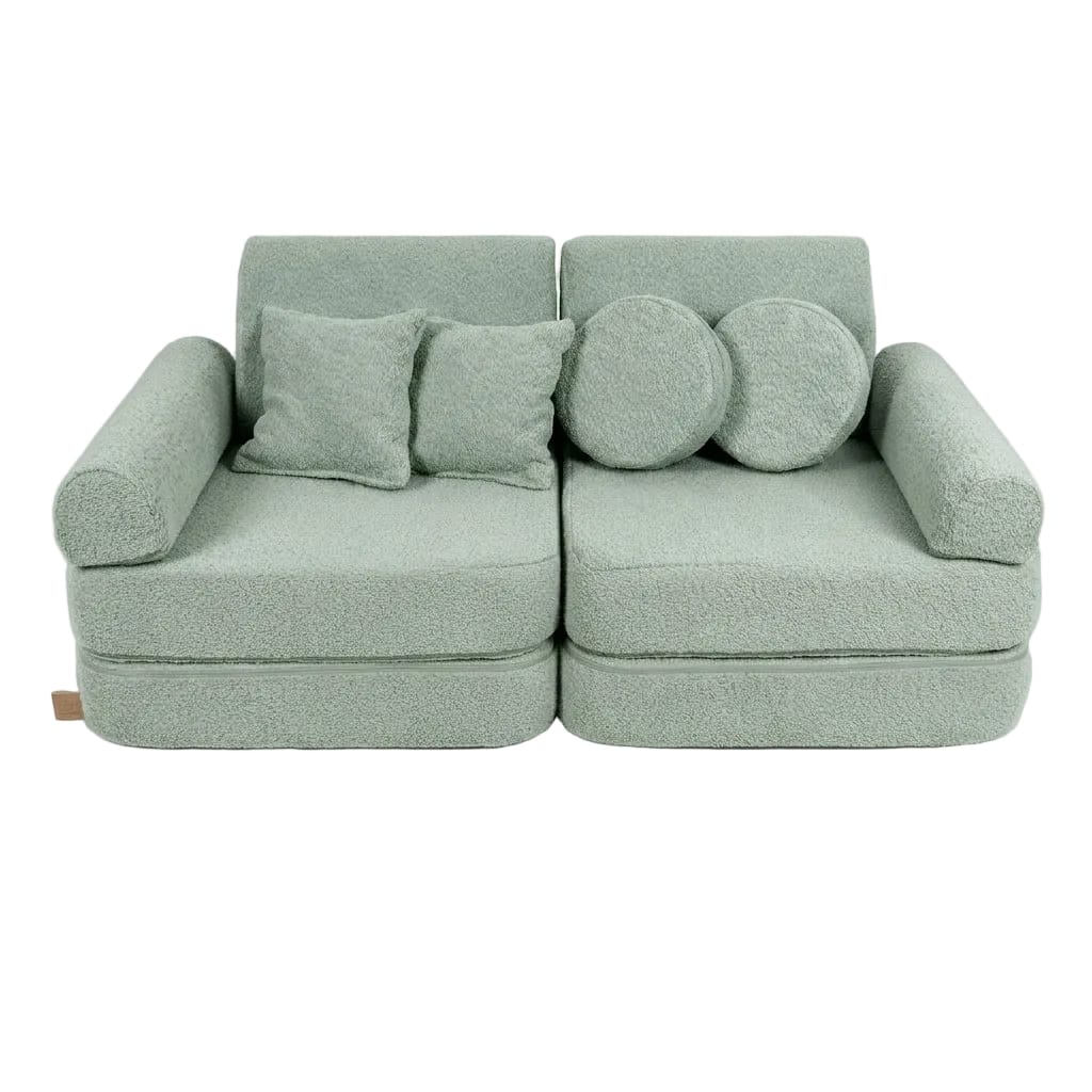 Meowbaby Sofa Modułowa dla Dziecka Plus - 10 Elementów | Boucle