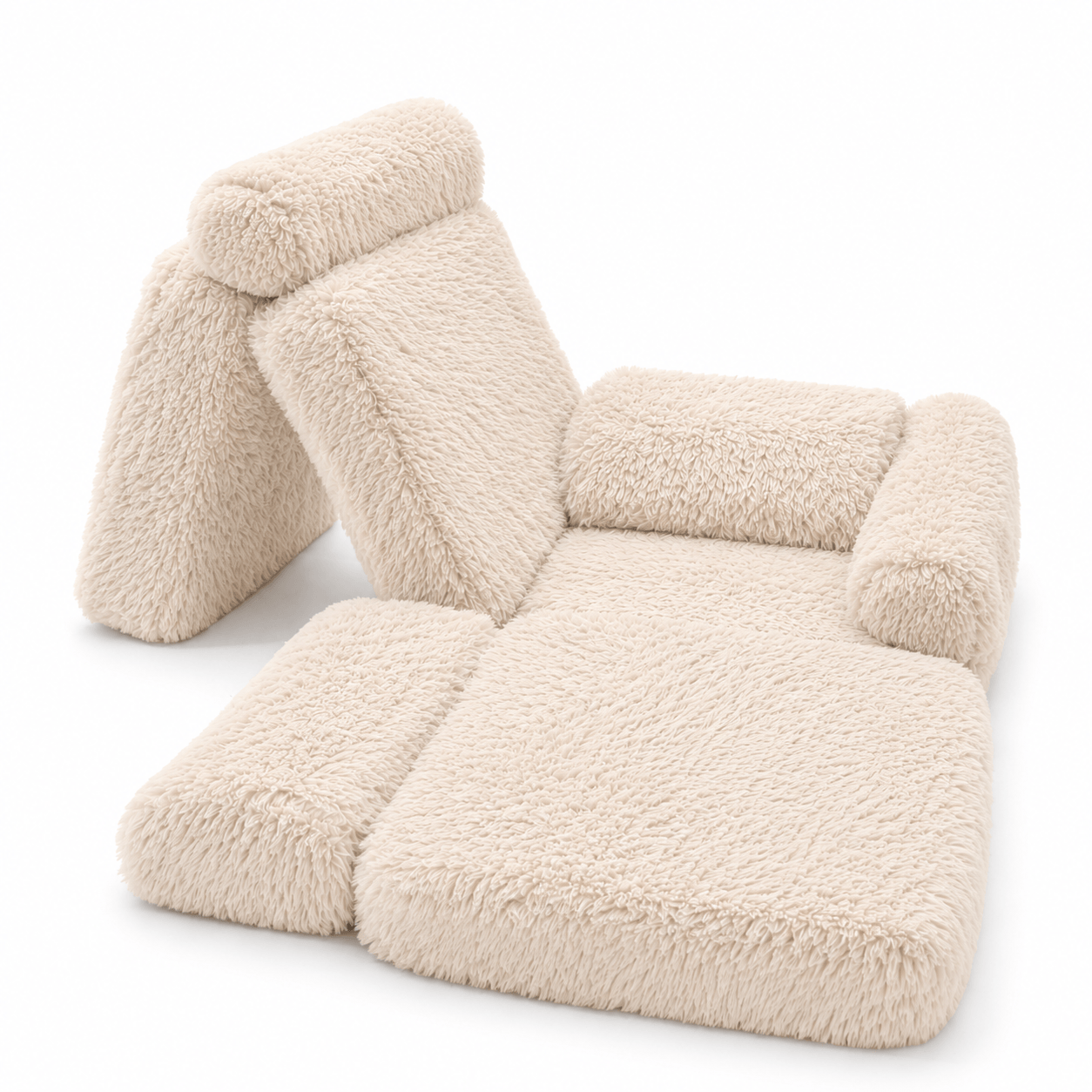Meowbaby Sofa Modułowa dla Dziecka Plus – 6 Elementów | Mammoth