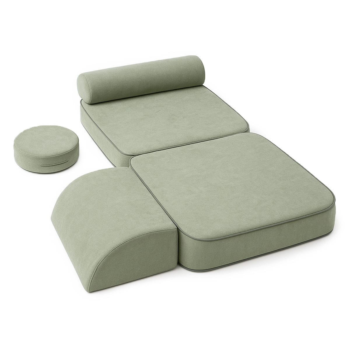 Meowbaby Sofa Modułowa dla Dziecka Plus – 6 Elementów | Mellow