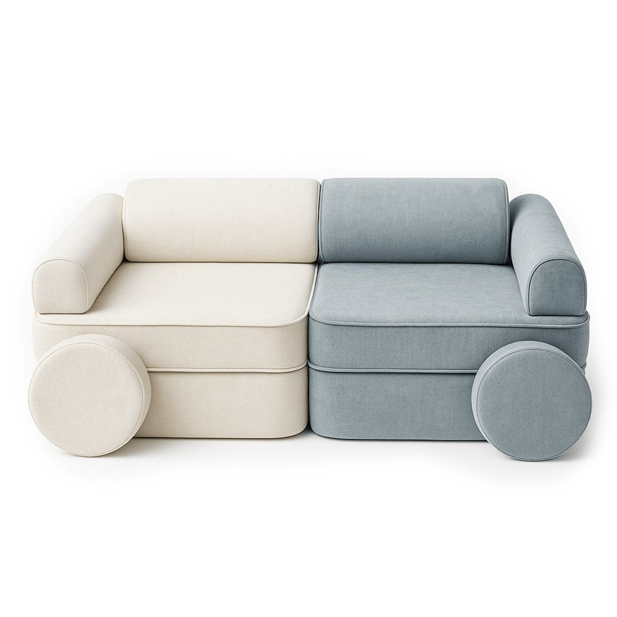 Meowbaby Sofa Modułowa dla Dziecka Plus – 6 Elementów | Mellow