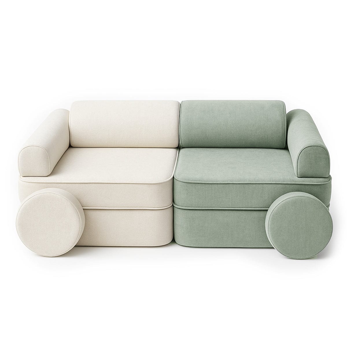 Meowbaby Sofa Modułowa dla Dziecka Plus – 6 Elementów | Mellow