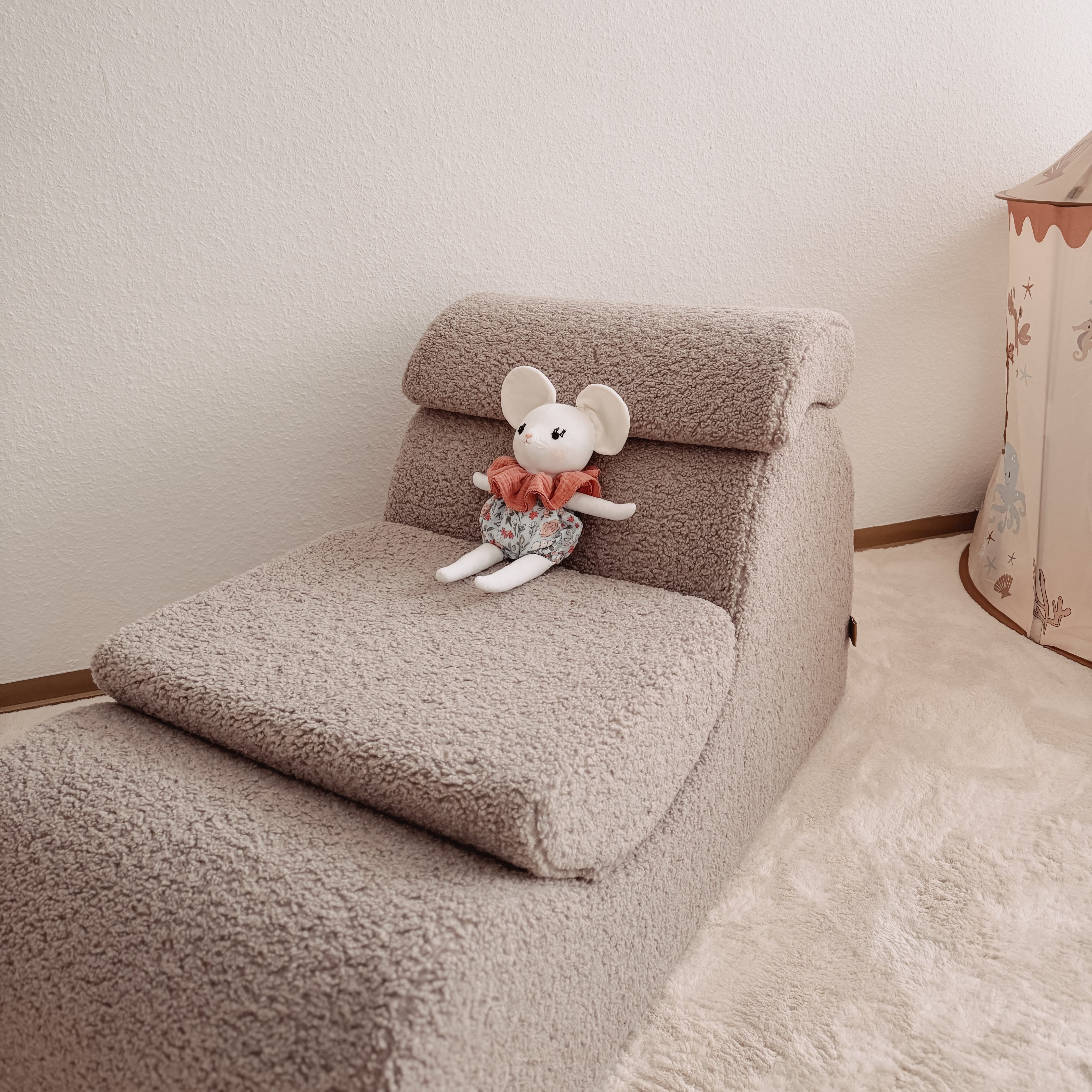 Meowbaby Wygodny Fotel dla Dziecka - Wave Lounger | Bearly