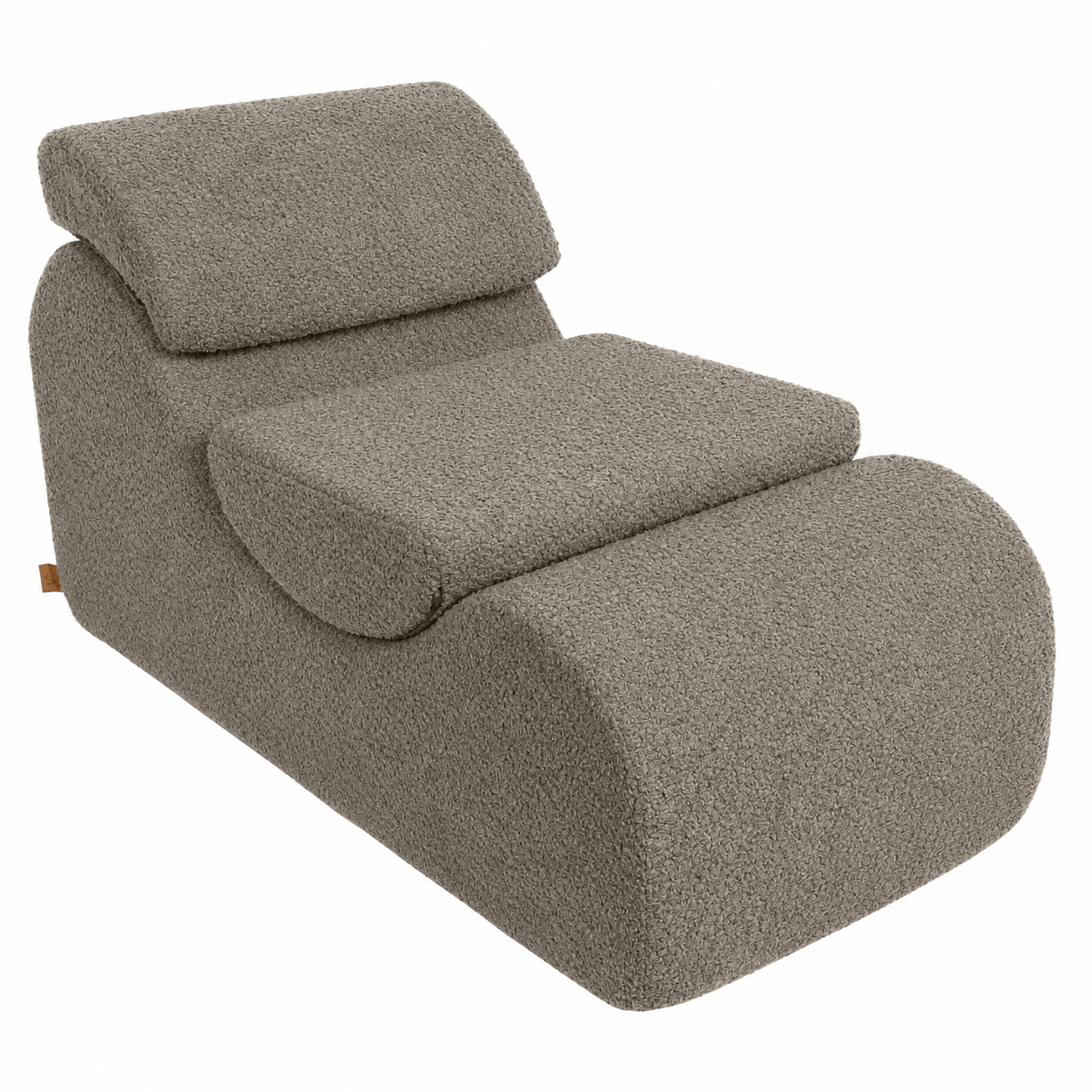 Meowbaby Wygodny Fotel dla Dziecka - Wave Lounger | Boucle